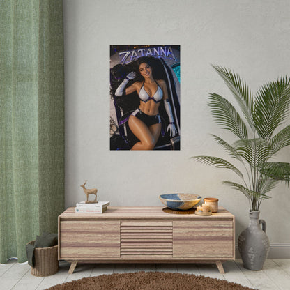 Zatanna Character Poster Comic Style Wall Decor Bedroom Collector Gift