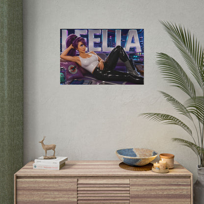 Turanga Leela Character Poster Futurama Wall Decor Collectible Art Print