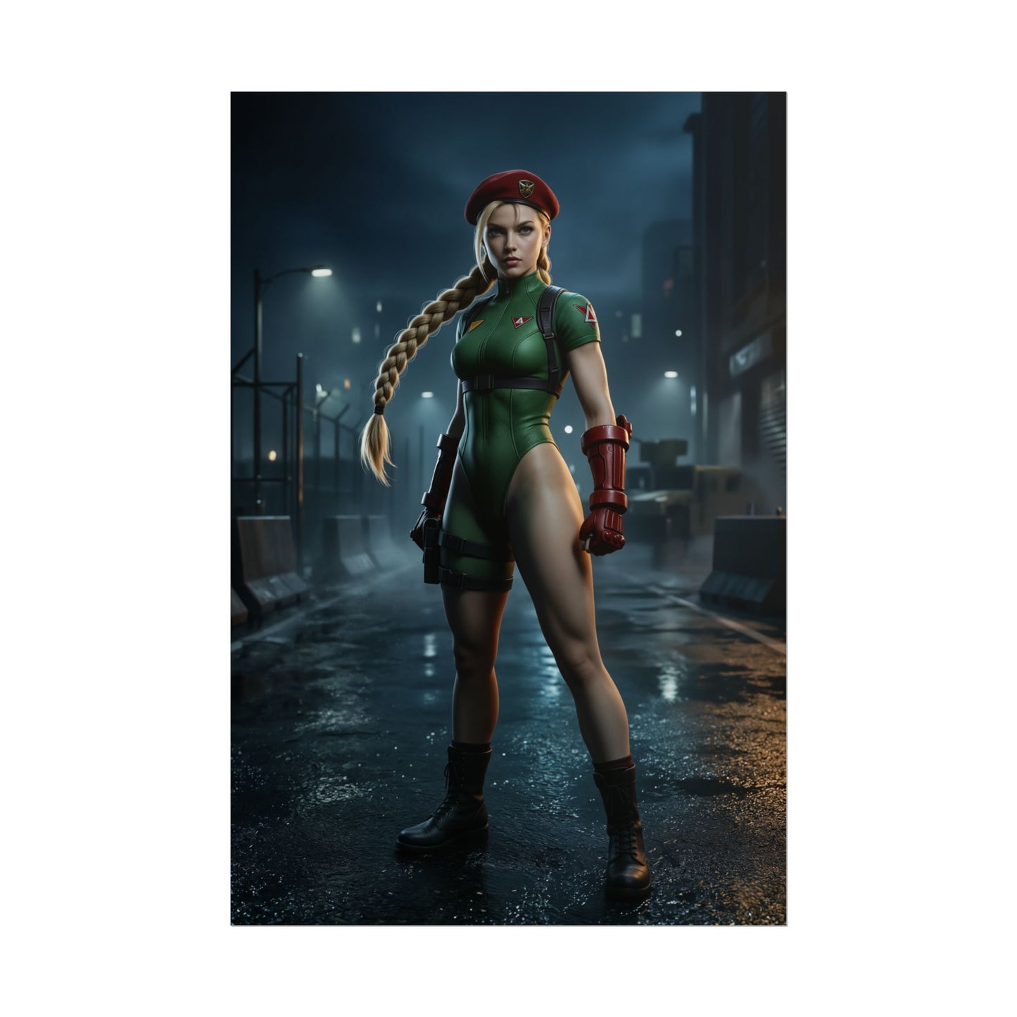 Cammy White Poster Street Fighter Wall Art Print Gaming Room Decor