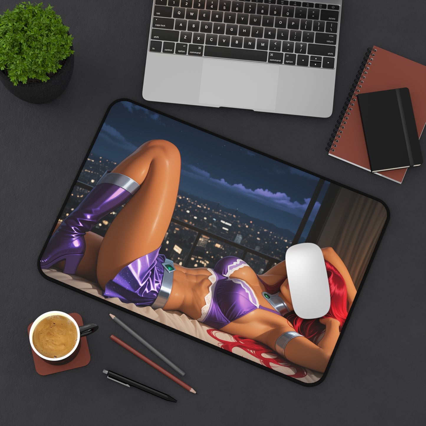 Килимок для столу Starfire, килимок для миші "Дівчина-супергерой", налаштування ігрового столу Cosmic