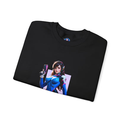 D.Va Sweatshirt, Overwatch Rundhalsausschnitt, Gemütliche Gamer-Streetwear für Fans und Sammler