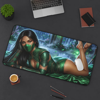 Mortal Kombat Mouse Pad, Jade Desk Mat, Gamer Gift XXL