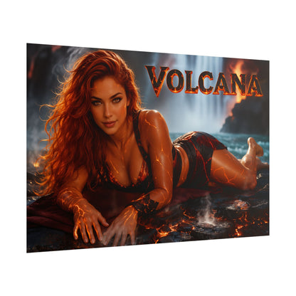Volcana Wall Art Poster Comic Room Decor Collectible Character Print