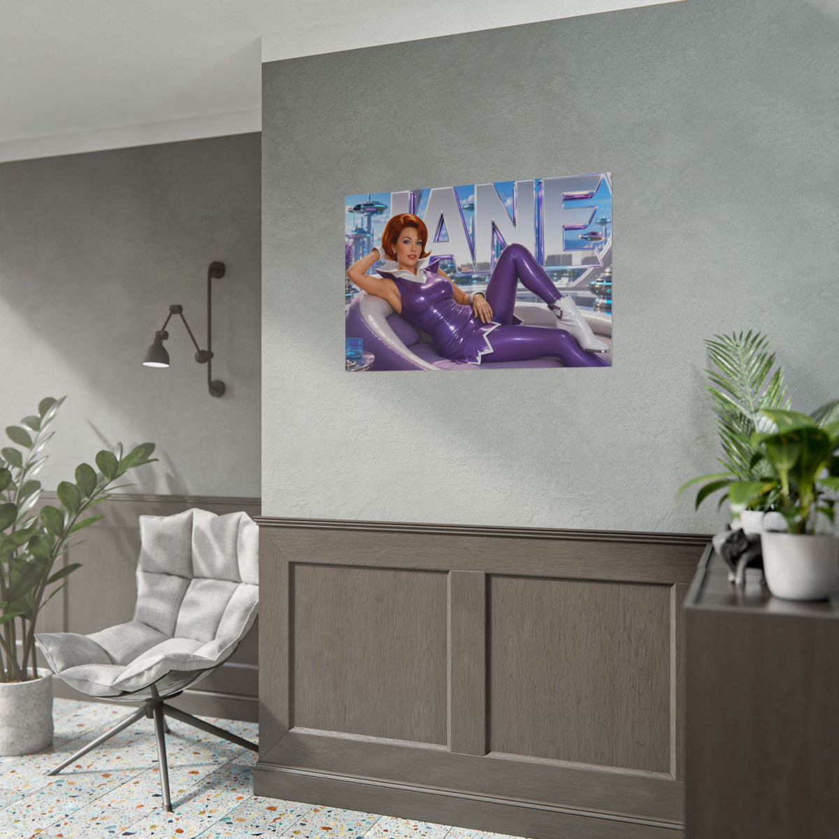 Retro Room Decor Jane Jetson The Jetsons Poster Cartoon Wall Art Character Print