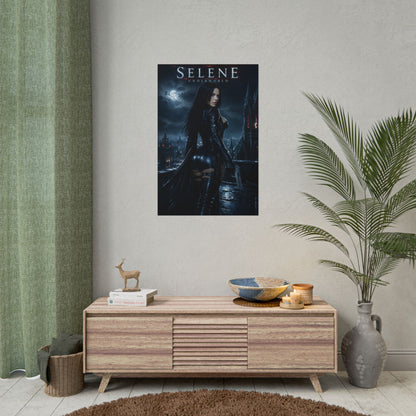 Selene Underworld Poster, Vampire Wall Art, Gothic Print, Movie Decor