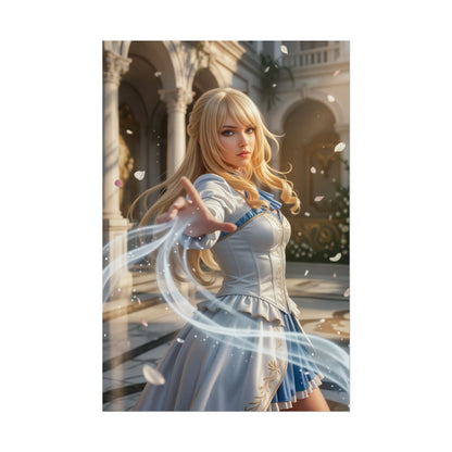 Emilie de Rochefort Tekken Poster, Tekken Wall Art Print, Fighting Game Girl Decor, Gamer Room Art, Game Poster