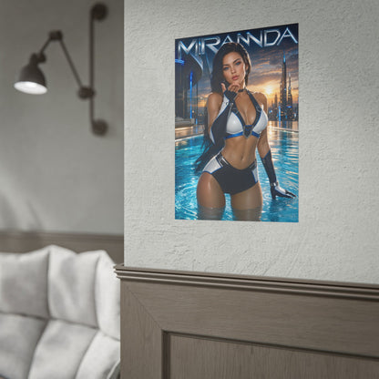 Miranda Lawson Mass Effect Poster Wall Art Character Room Decor Collectible Prin
