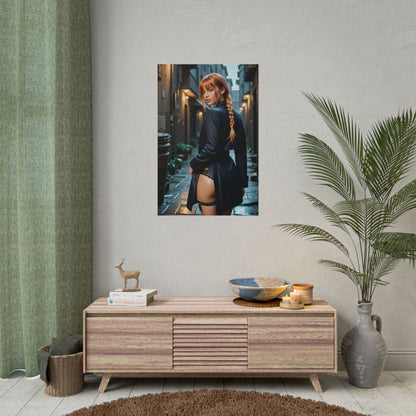 Makima Wall Art – Anime Character Poster, Great Gift for Anime Fans