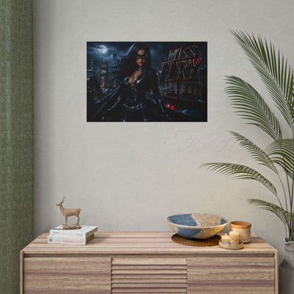 Miss Fury Comic Poster Character Wall Art Collector Room Decor Art Print