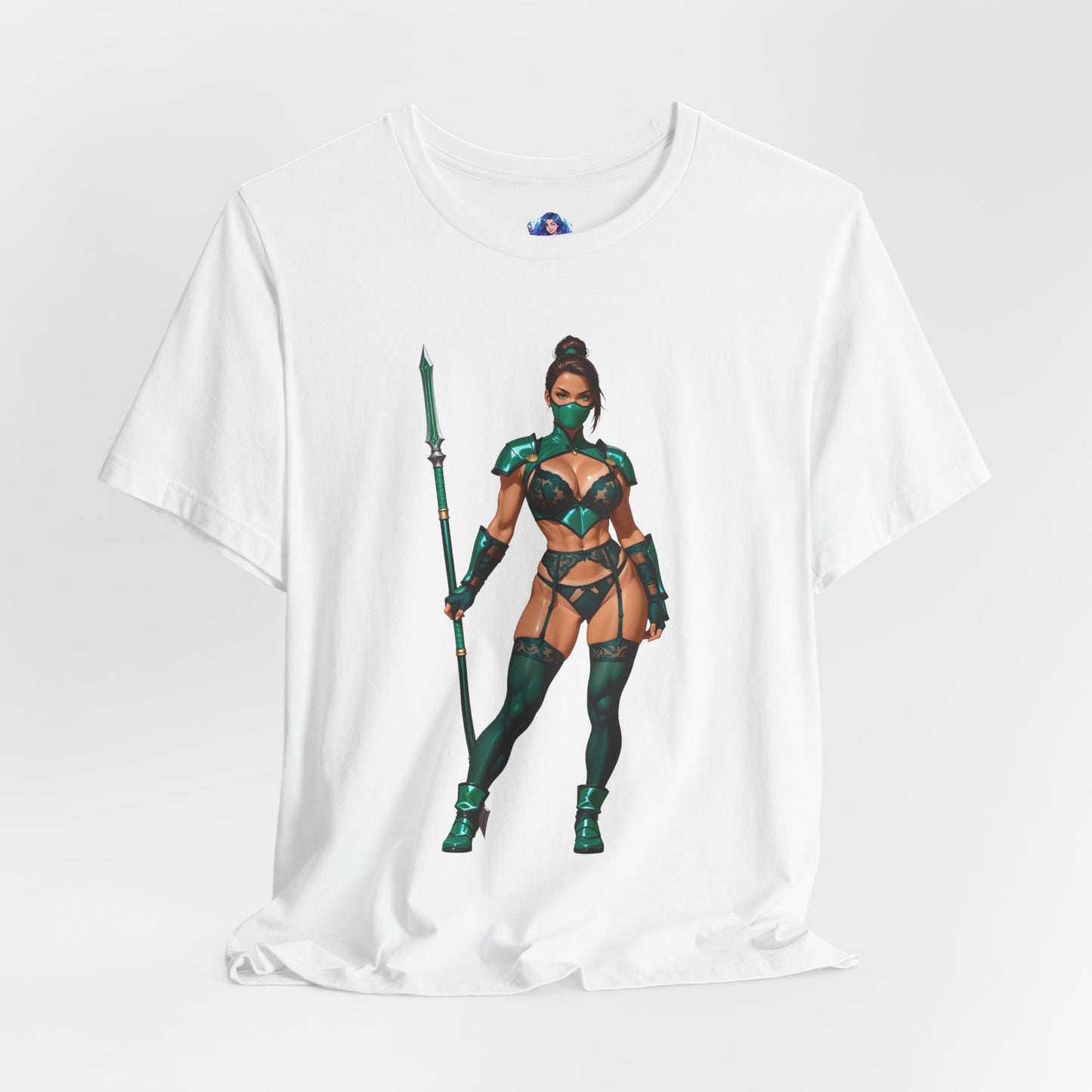 Jade T-Shirt | Mortal Kombat Grafik-T-Shirt für Gamer &amp; Anime-Fans | Krieger-Waifu-Shirt