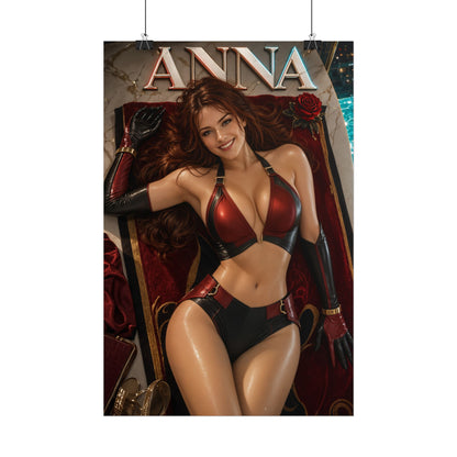 Fantasy Wall Art Anna Frozen Poster Room Decor Collector Gift Art Print