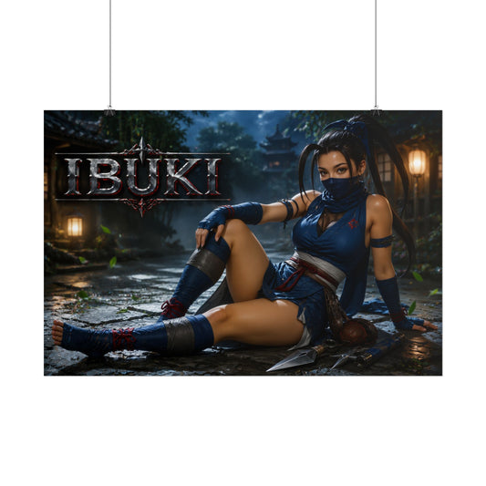 Gaming Wall Art Ibuki Poster Game Room Decor Gamer Gift Art Print