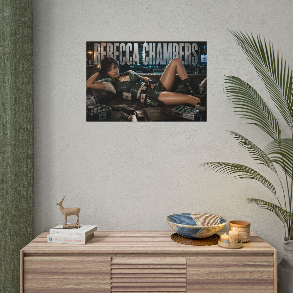 Rebecca Chambers Resident Evil Poster Gaming Wall Art Gamer Room Decor Art Print