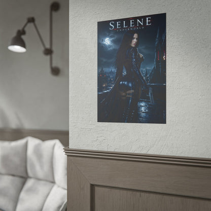 Selene Underworld Poster, Vampire Wall Art, Gothic Print, Movie Decor