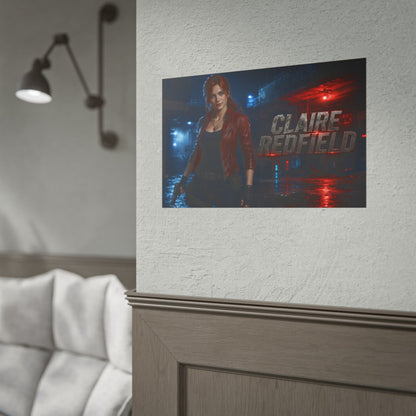 Claire Redfield Character Wall Art Gaming Poster Office Room Decor Gift