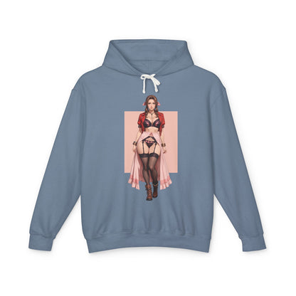 Aerith Gainsborough Hoodie | FF7 Gamer Hoodie | Anime Fantasy Adventure Pullover