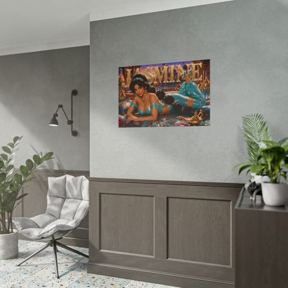 Fantasy Wall Art Princess Jasmine Aladdin Poster Character Room Decor Gift Print