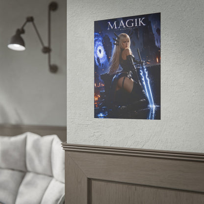 Magik Poster, Marvel Wall Art, Comic Book Print, Fantasy Decor
