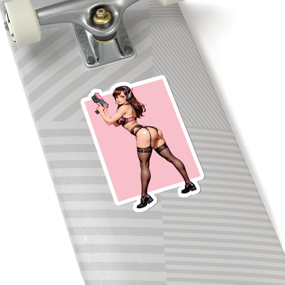 D.Va-Aufkleber – Overwatch-Vinylaufkleber für Laptops, Notizbücher und Innendekoration