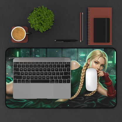 Street Fighter Mouse Pad, Cammy Desk Mat, Anime Decor XXL