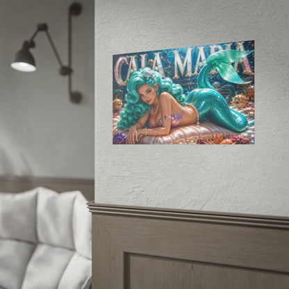 Cala Maria Cuphead Poster Gaming Wall Art Gamer Room Decor Collectible Print