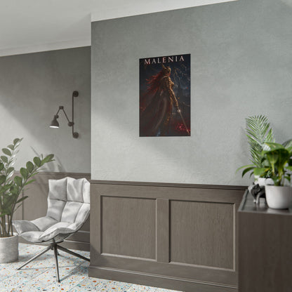 Malenia Poster, Elden Ring Wall Art, Gaming Poster, Fantasy Decor