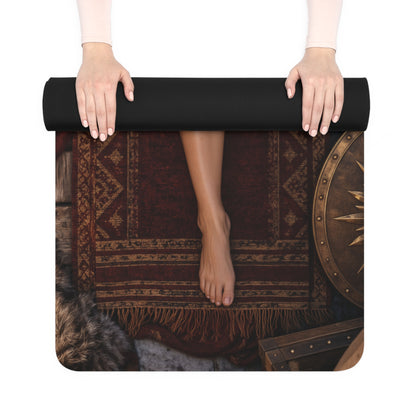 Red Sonja Printed Yoga Exercise Mat Pilates Fitness Workout 24x72