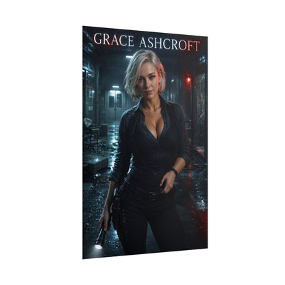 Grace Ashcroft Poster, Horror Game Wall Art, Gaming Print, Gamer Decor