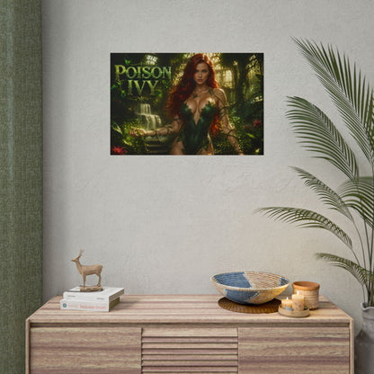 Poison Ivy Comic Poster Character Wall Art Collector Room Decor Art Print