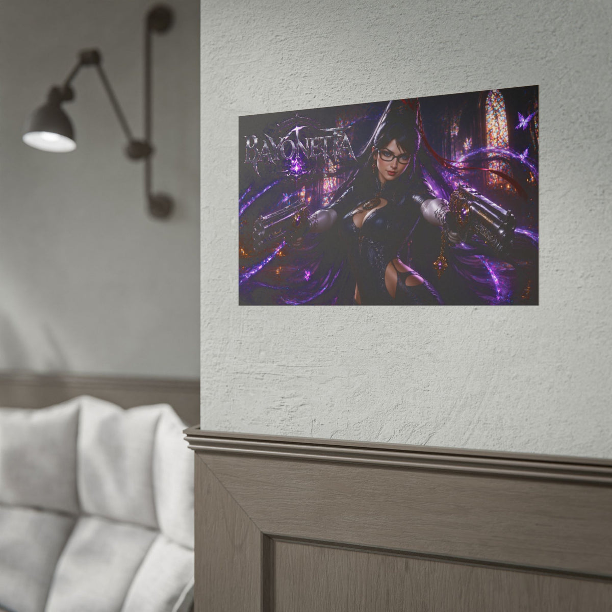 Bayonetta Gaming Poster Wall Art Gamer Room Decor Collectible Print