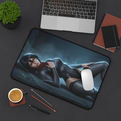 Attack on Titan Mouse Pad, Mikasa Desk Mat, Gamer Gift XXL