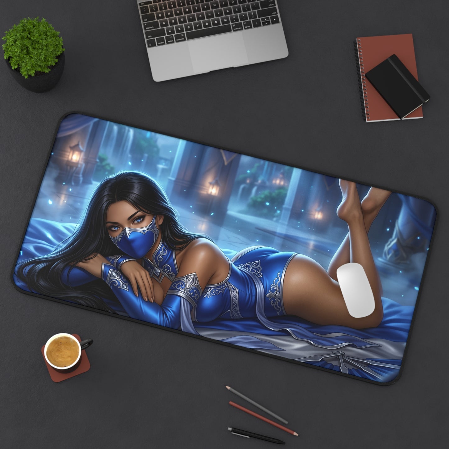 Mortal Kombat Mouse Pad, Kitana Desk Mat, Gamer Gift XXL