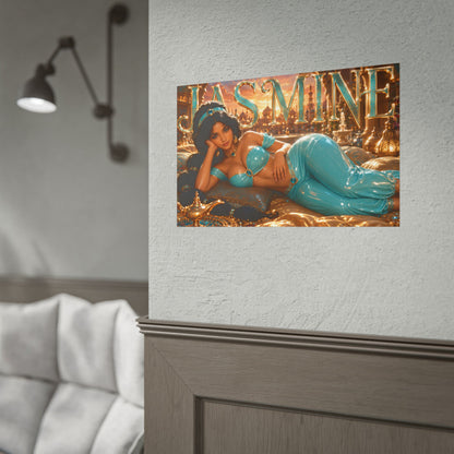 Fantasy Room Decor Princess Jasmine Aladdin Poster Wall Art Character Print