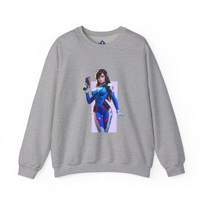 D.Va Sweatshirt, Overwatch Rundhalsausschnitt, Gemütliche Gamer-Streetwear für Fans und Sammler