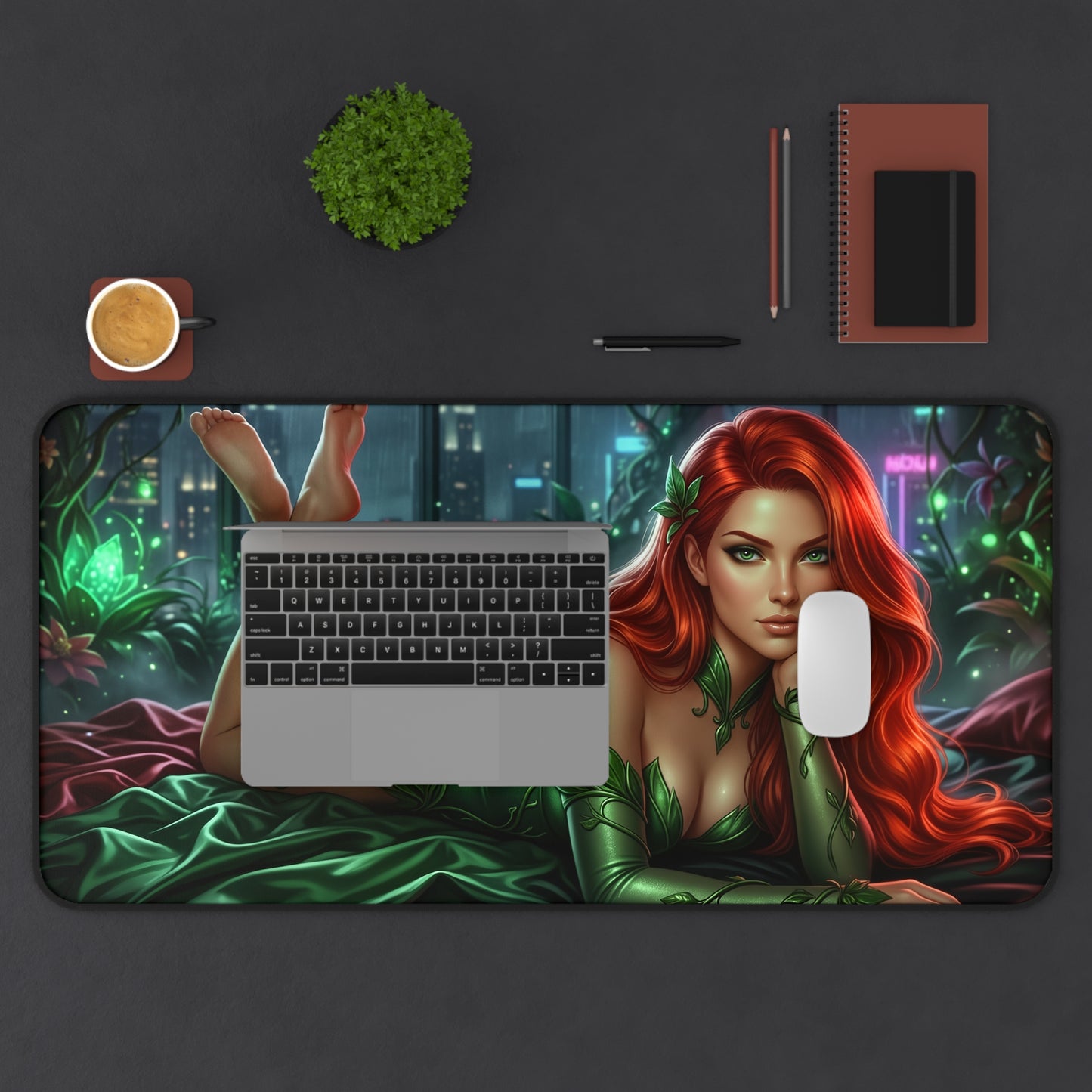 DC Comics Mouse Pad, Poison Ivy Desk Mat, Anime Decor