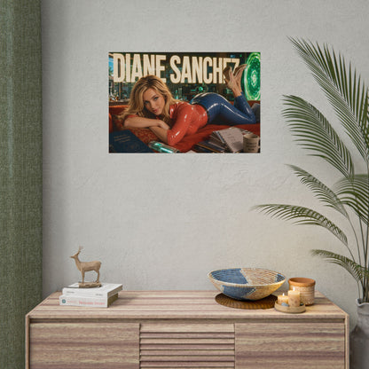 Diane Sanchez Character Poster Rick and Morty Wall Decor Collectible Art Print