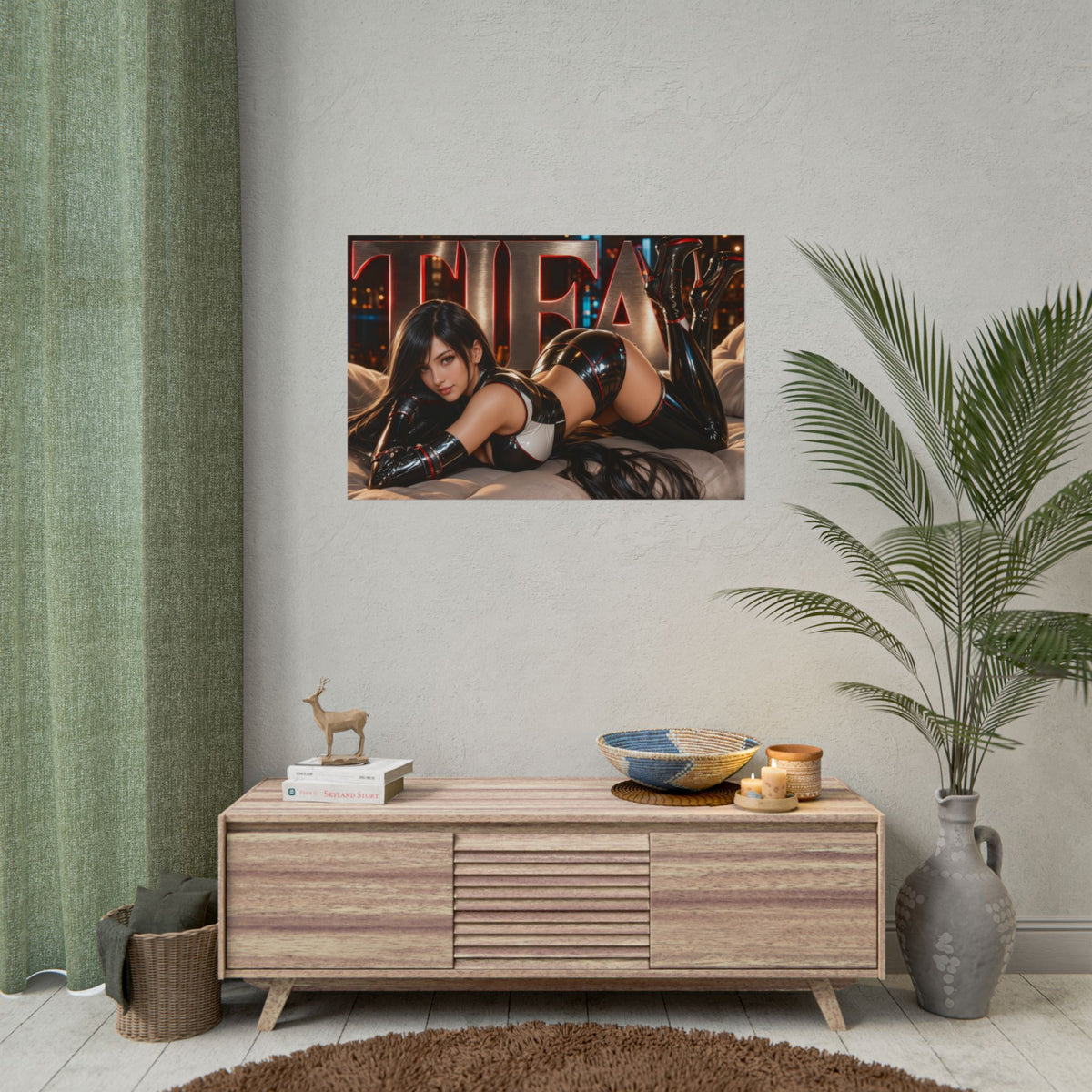 Tifa Lockhart Poster Gaming Wall Art Gamer Room Decor Collectible Print