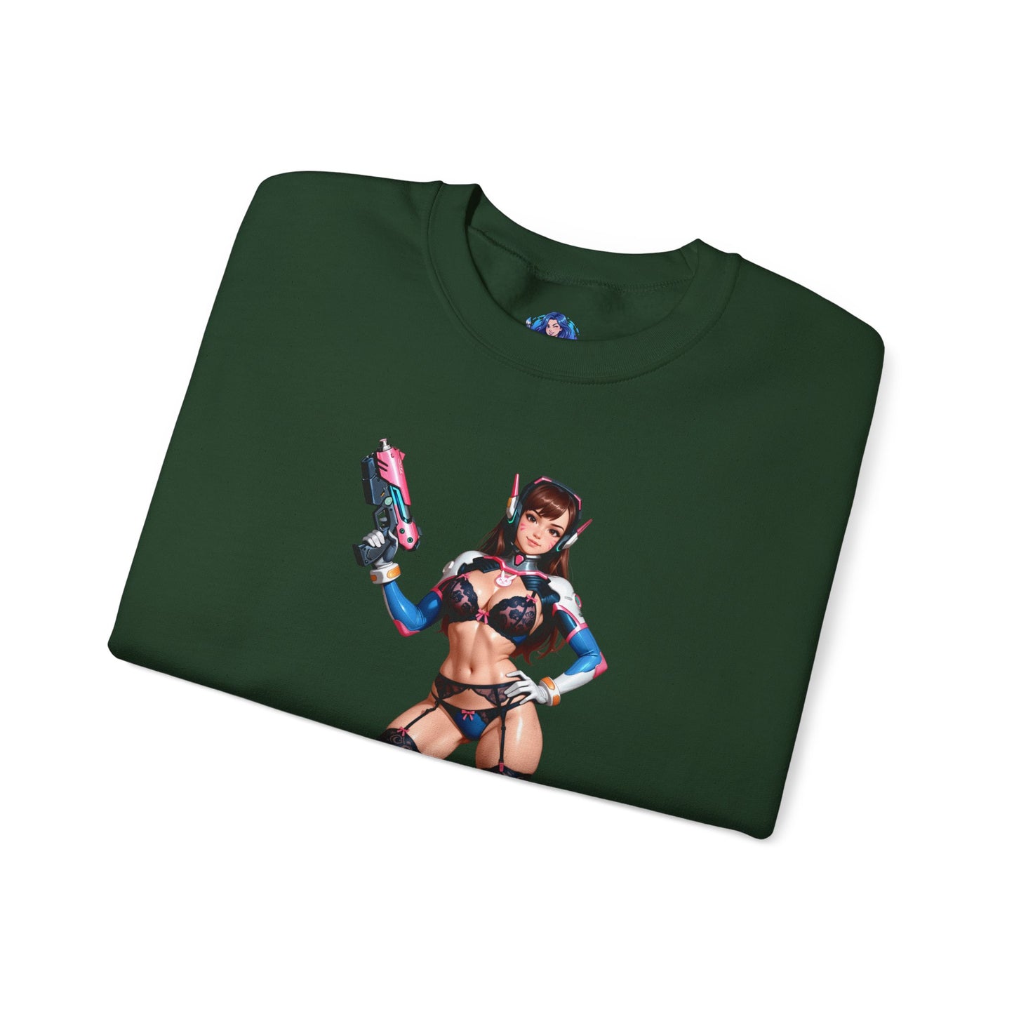 Толстовка D.Va, футболка Overwatch Crewneck, ігровий одяг для фанатів та гравців кіберспорту