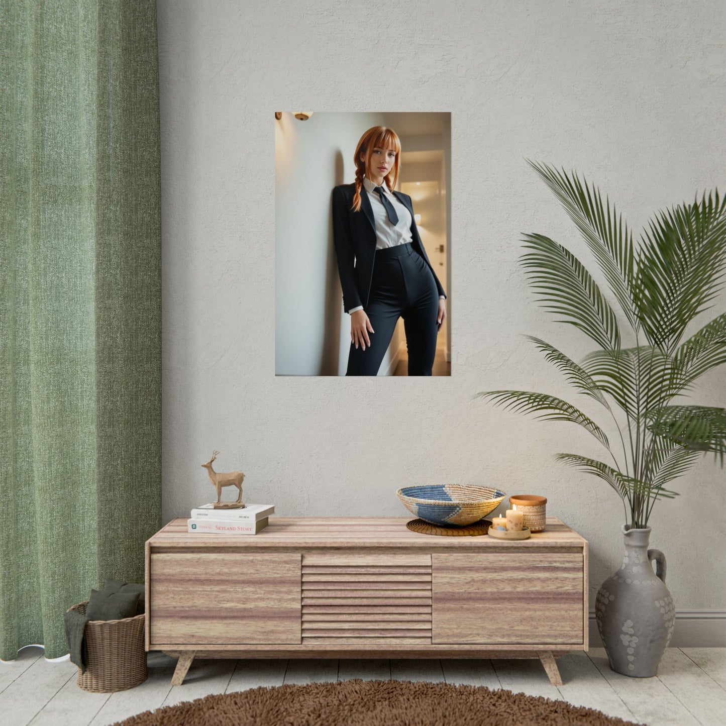 Makima Chainsaw Man Poster – Iconic Anime Heroine Wall Art for Room Decor