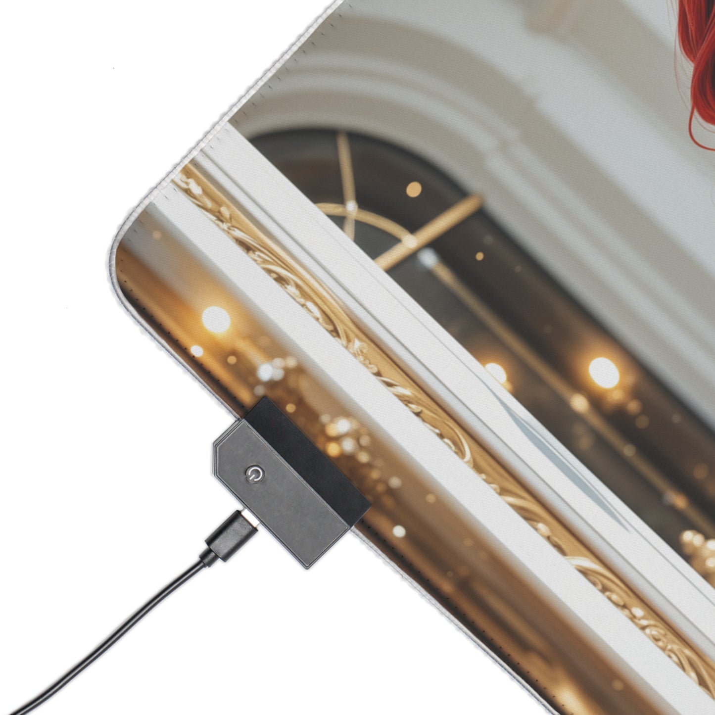 Jessica Rabbit Schreibtischunterlage – LED RGB-Pad, stylisches Waifu-Anime-Girl-Setup