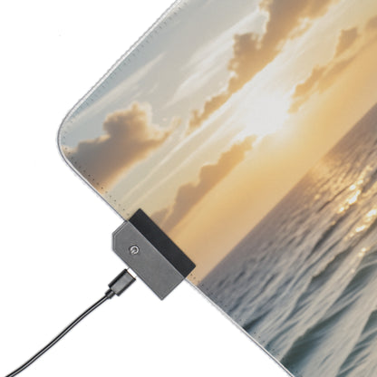 Килимок для столу Nami – світлодіодний RGB-підсвітлювальний килимок, ігровий комплект із зображенням дівчини з аніме Waifu