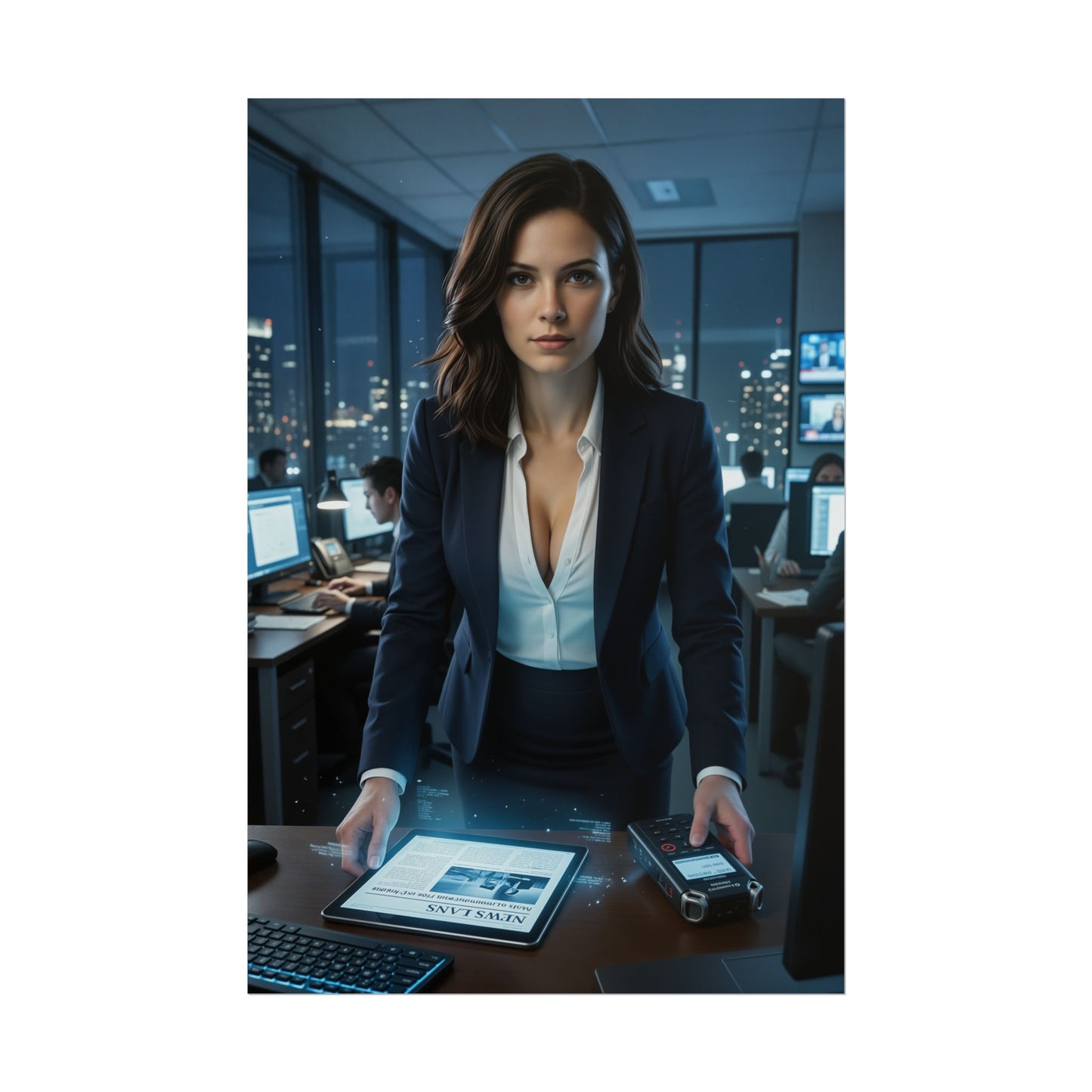 Lois Lane Poster, DC Comics Wall Art Print, Reporter Woman Decor, Comic Character Wall Art, Gift for Fan