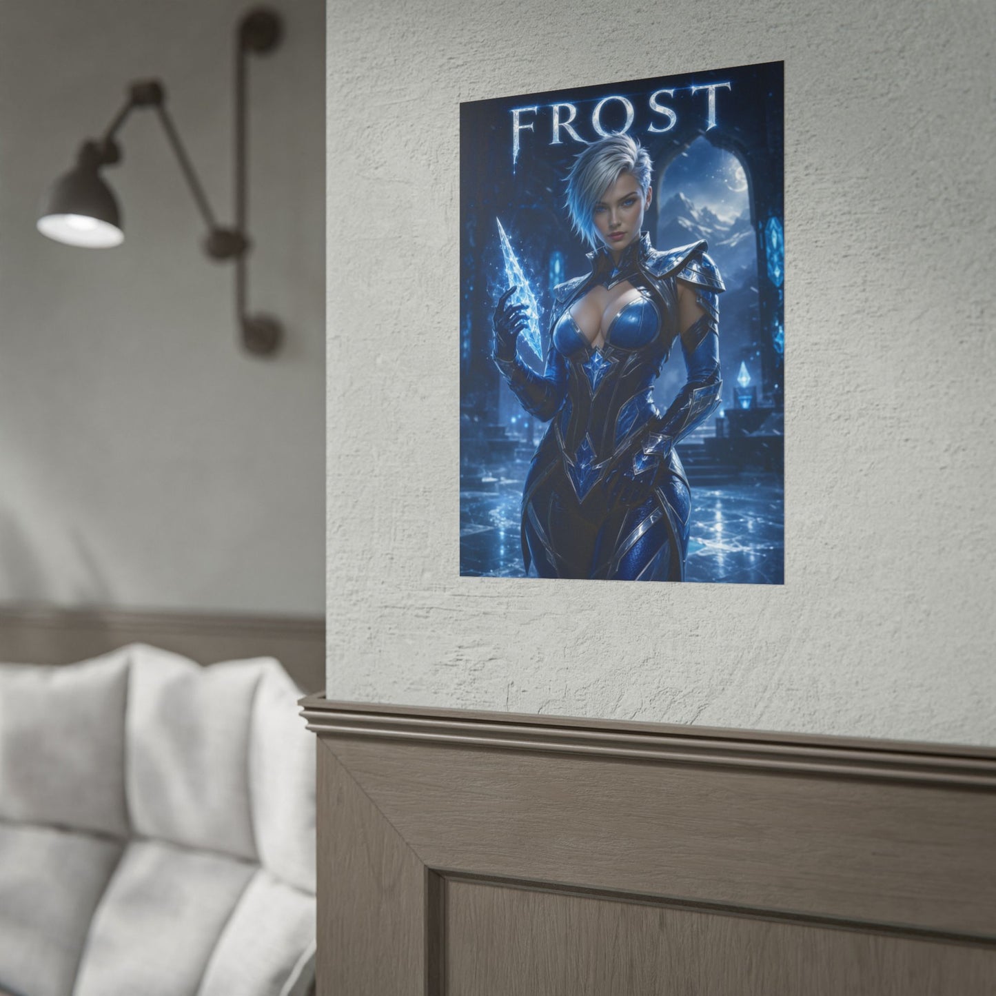 Frost MK Poster Mortal Kombat Gaming Wall Art Print Decor
