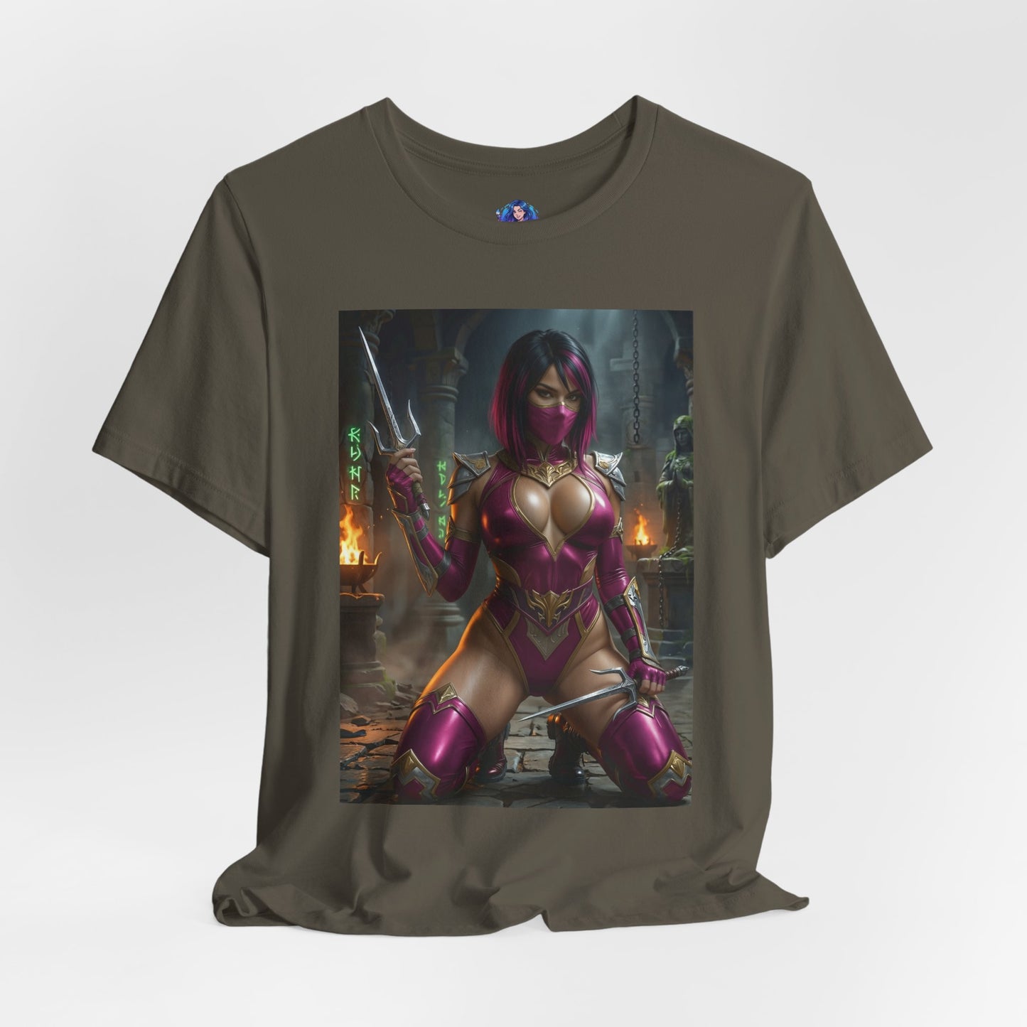 Mileena Mortal Kombat T-Shirt | Kampfspiel-Shirt für Gamer &amp; Anime-Fans