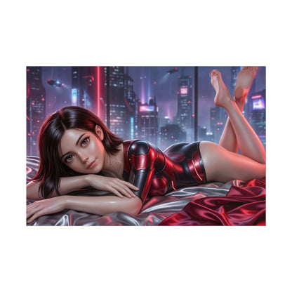 Alita Battle Angel Poster, Sci Fi Wall Art, Gaming Print, Room Decor