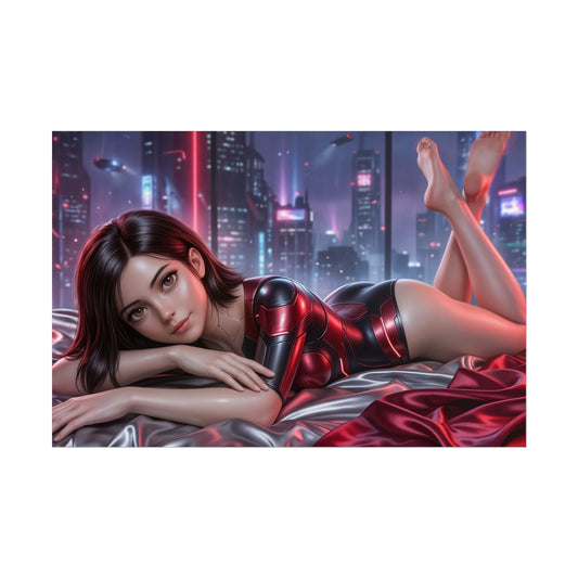 Alita Battle Angel Poster, Sci Fi Wall Art, Gaming Print, Room Decor