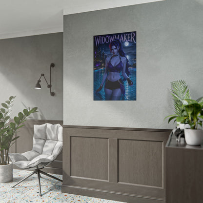 Widowmaker Character Poster Overwatch Gamer Gift Gaming Setup Wall Decor Print