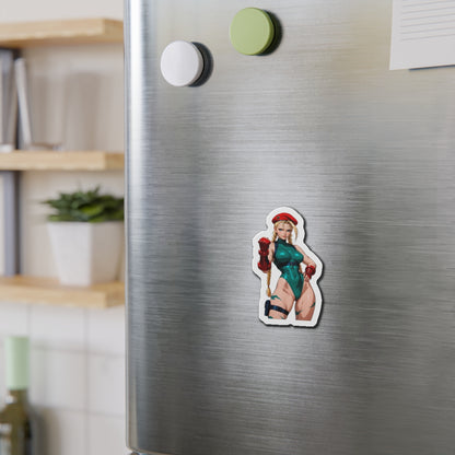 Cammy White Magnet – Street Fighter Anime Girl Fridge Magnet, Hot Fighter Decor