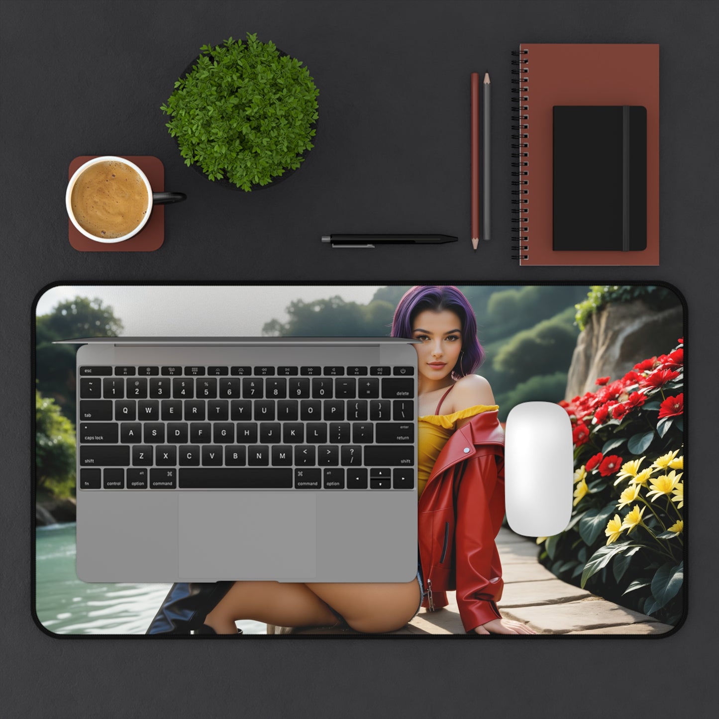 Faye Valentine Schreibtischunterlage, Cowboy Bebop Mauspad, Anime-Mädchen Schreibtischdeko