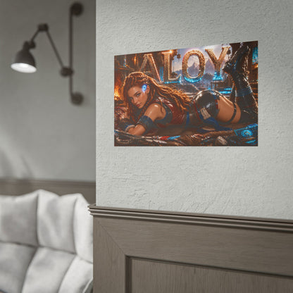 Gaming Wall Art Aloy Horizon Poster Game Room Decor Gamer Gift Print